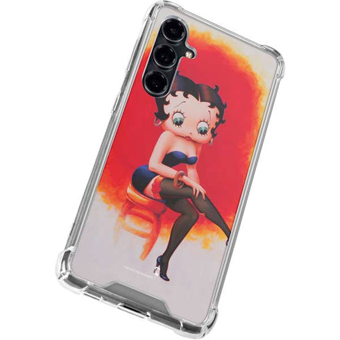 Betty Boop Stockings Galaxy S23 FE Clear Case