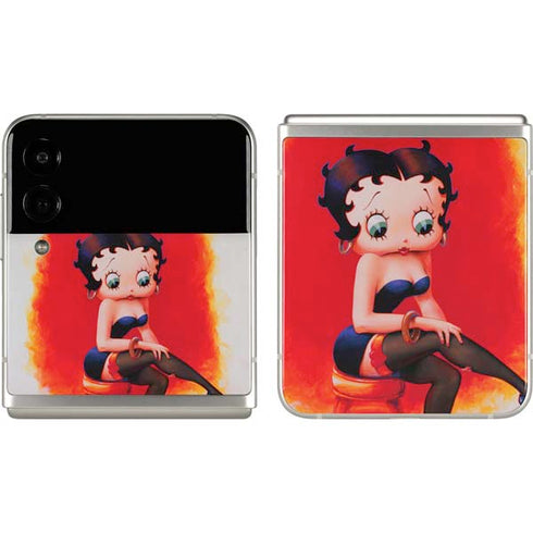 Betty Boop Stockings Galaxy Z Flip3 5G Skin