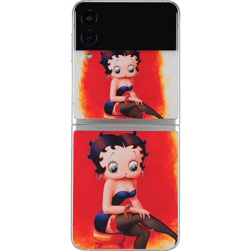 Betty Boop Stockings Galaxy Z Flip3 5G Skin