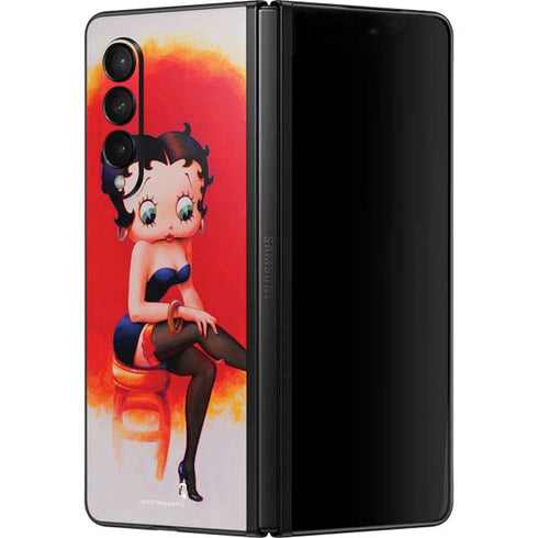 Betty Boop Stockings Galaxy Z Fold3 5G Skin