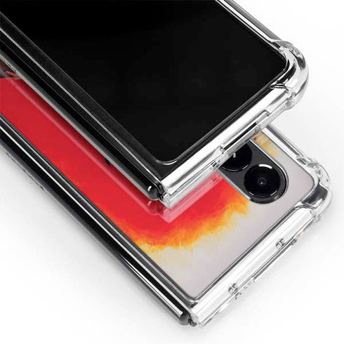 Betty Boop Stockings Galaxy Z Fold4 5G Clear Case