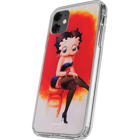 Betty Boop Stockings iPhone 11 Clear Case