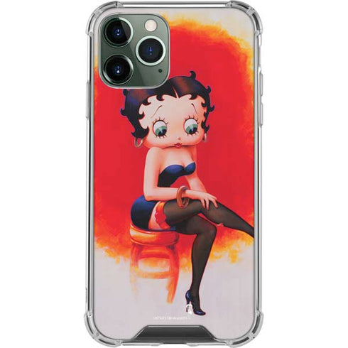 Betty Boop Stockings iPhone 12 Pro Clear Case