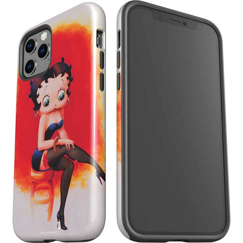 Betty Boop Stockings iPhone 12 Pro Impact Case