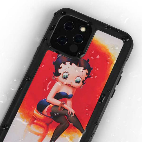 Betty Boop Stockings iPhone 12 Pro Waterproof Case