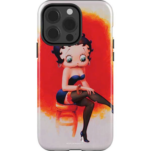 Betty Boop Stockings iPhone 13 Pro Impact Case