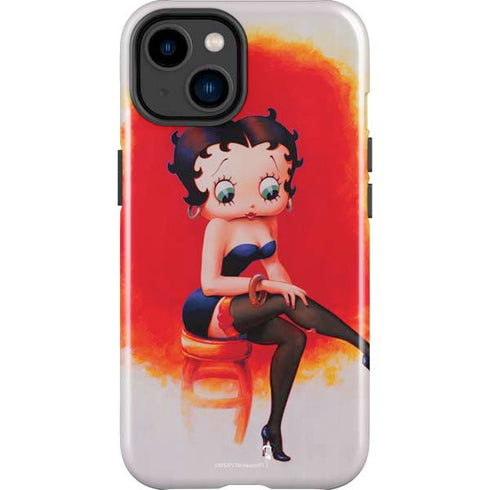 Betty Boop Stockings iPhone 14 Plus Impact Case