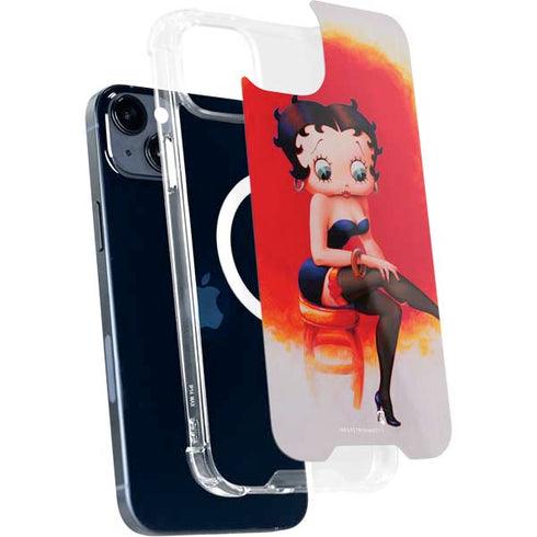Betty Boop Stockings iPhone 15 Plus MagSafe Case