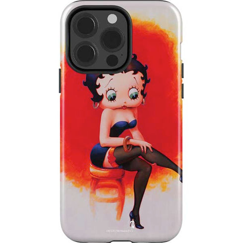 Betty Boop Stockings iPhone 15 Pro Impact Case