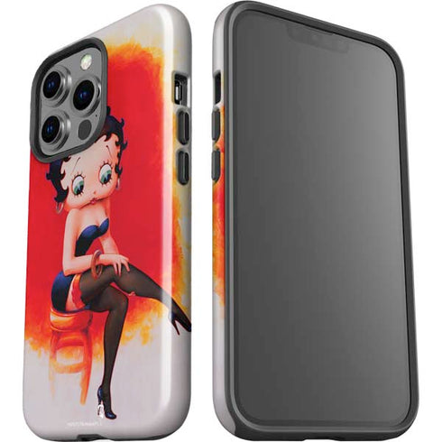 Betty Boop Stockings iPhone 15 Pro Impact Case