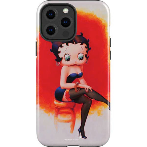 Betty Boop Stockings iPhone 15 Pro Max Impact Case