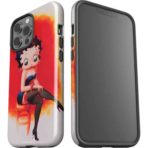 Betty Boop Stockings iPhone 15 Pro Max Impact Case