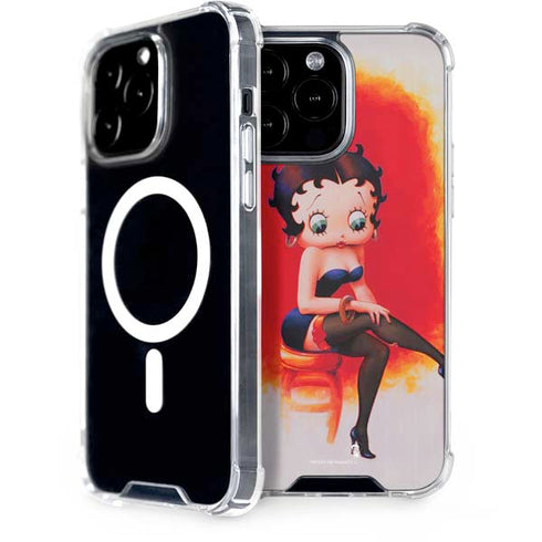 Betty Boop Stockings iPhone 14 Pro Max MagSafe Case
