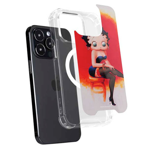 Betty Boop Stockings iPhone 14 Pro Max MagSafe Case