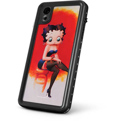 Betty Boop Stockings iPhone XR Waterproof Case