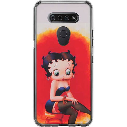 Betty Boop Stockings LG K51/Q51 Clear Case