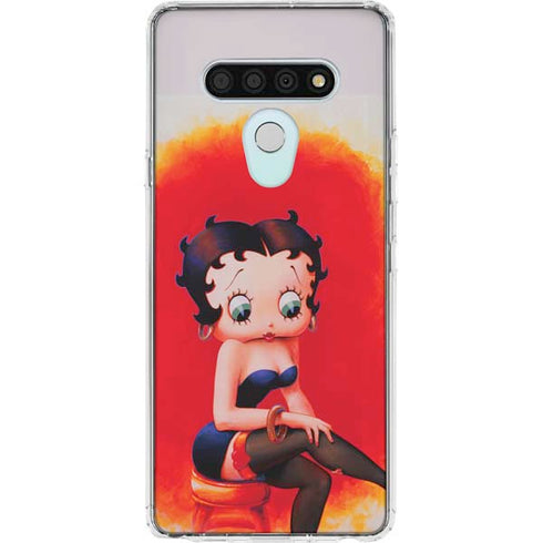 Betty Boop Stockings LG Stylo 6 Clear Case