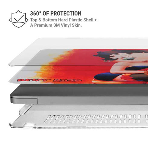 Betty Boop Stockings MacBook Pro 16in (2021-25) Case plus Skin