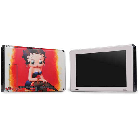 Betty Boop Stockings Nintendo Switch Bundle Skin