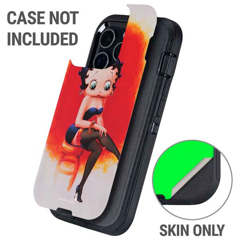 Betty Boop Stockings Otterbox Defender iPhone Skin