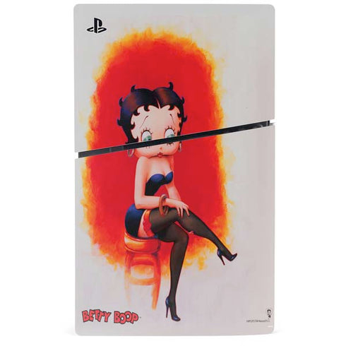 Betty Boop Stockings PS5 Slim Disk Console Skin