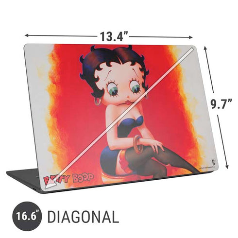 Betty Boop Stockings Universal Laptop 16.6in (13.4 x 9.7in) Skin