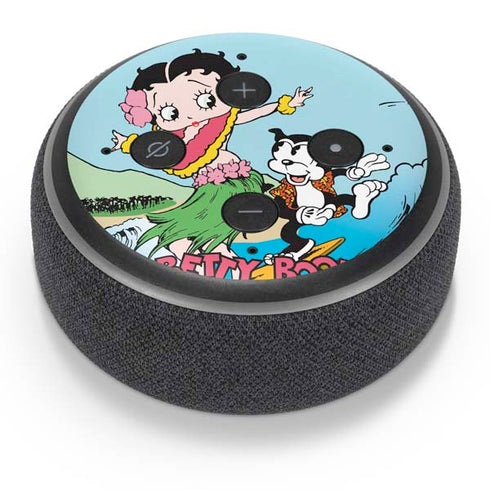 Betty Boop Surfing Amazon Echo Dot Skin