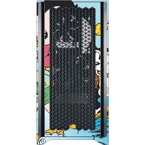 Betty Boop Surfing Corsair 4000D Tempered Glass Mid-Tower ATX Case Skin