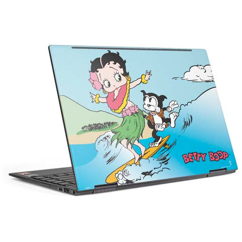 Betty Boop Surfing HP Envy Skin