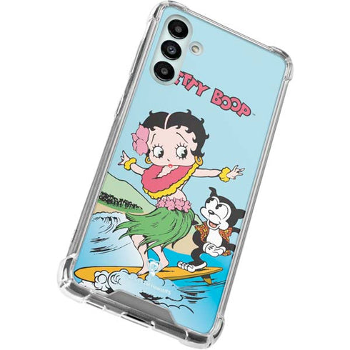 Betty Boop Surfing Galaxy A13 5G Clear Case