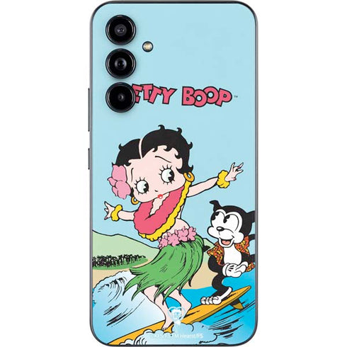 Betty Boop Surfing Galaxy A54 5G Skin