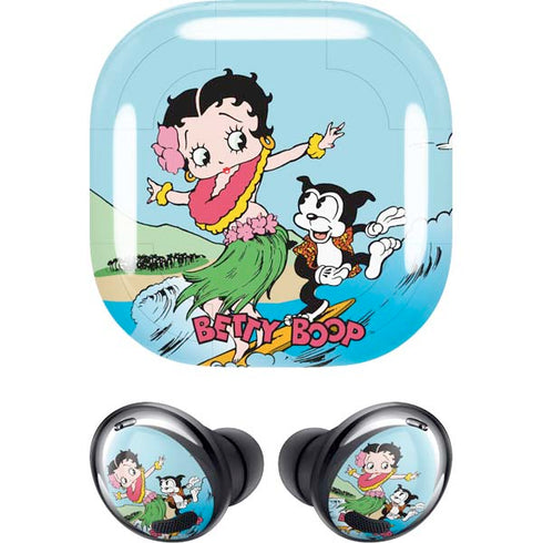 Betty Boop Surfing Galaxy Buds Pro Skin