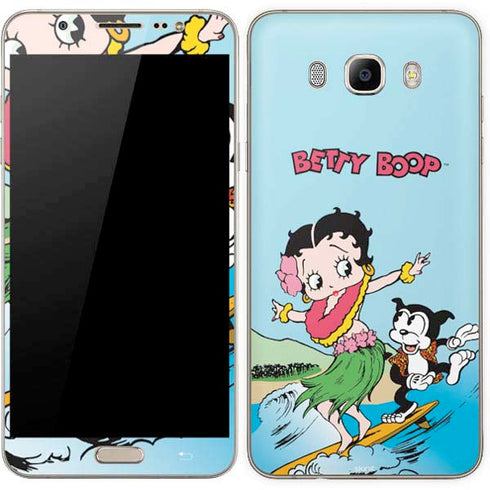 Betty Boop Surfing Galaxy J7 Skin