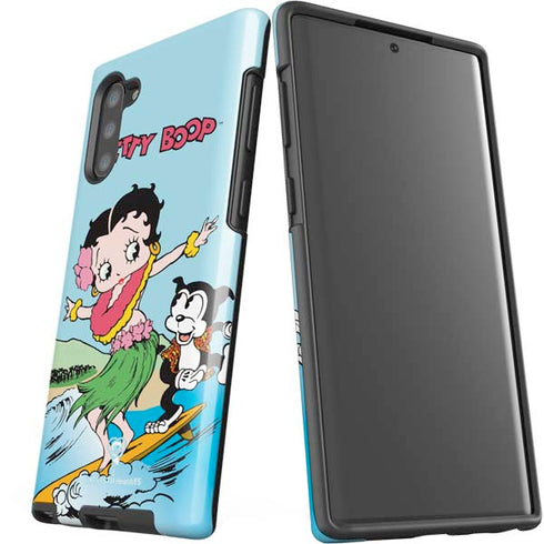 Betty Boop Surfing Galaxy Note 10 Pro Case