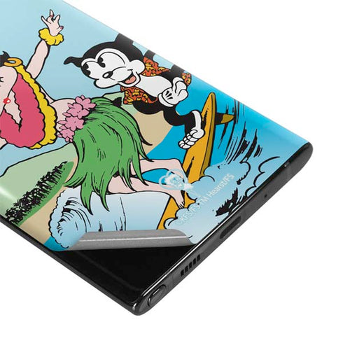 Betty Boop Surfing Galaxy Note 10 Skin