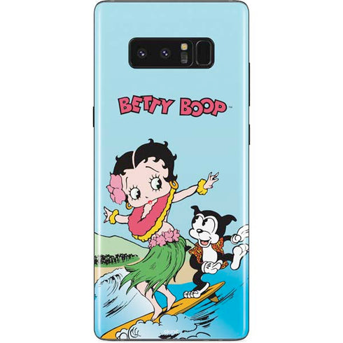 Betty Boop Surfing Galaxy Note 8 Skin