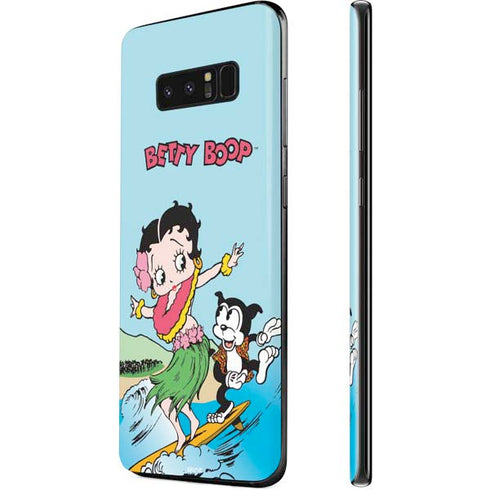 Betty Boop Surfing Galaxy Note 8 Skin