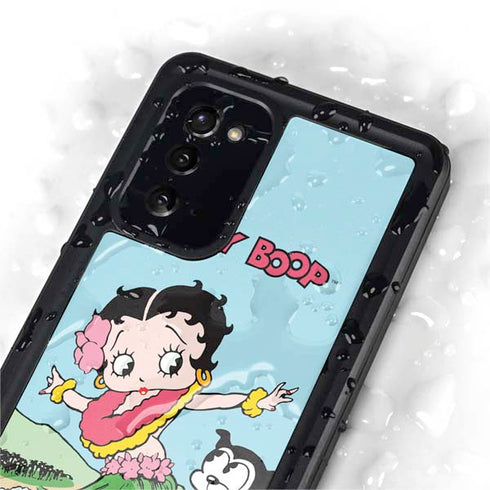 Betty Boop Surfing Galaxy Note20 5G Waterproof Case