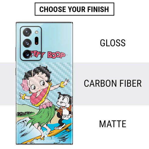 Betty Boop Surfing Galaxy Note20 Ultra 5G Skin