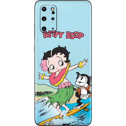 Betty Boop Surfing Galaxy S20 Plus Skin