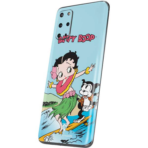 Betty Boop Surfing Galaxy S20 Plus Skin