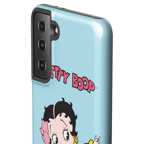 Betty Boop Surfing Galaxy S21 Plus 5G Pro Case