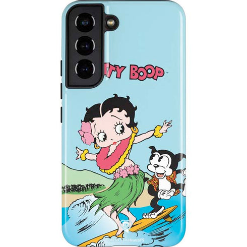 Betty Boop Surfing Galaxy S22 Pro Case