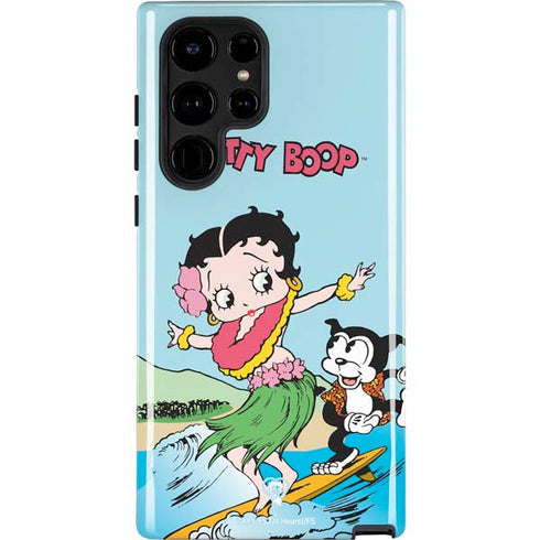 Betty Boop Surfing Galaxy S22 Ultra Pro Case