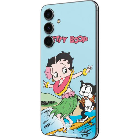 Betty Boop Surfing Galaxy S23 FE Skin