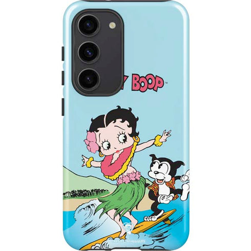 Betty Boop Surfing Galaxy S23 Pro Case