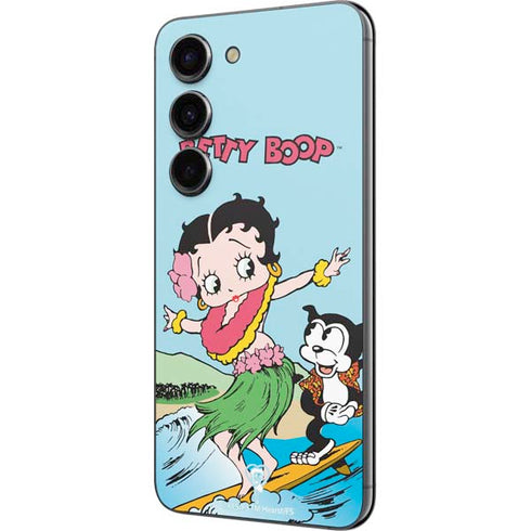 Betty Boop Surfing Galaxy S23 Skin