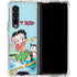 Betty Boop Surfing Galaxy Z Fold4 5G Clear Case