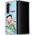 Betty Boop Surfing Galaxy Z Fold5 5G Clear Case