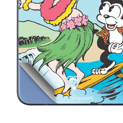 Betty Boop Surfing Galaxy Z Fold5 5G Skin